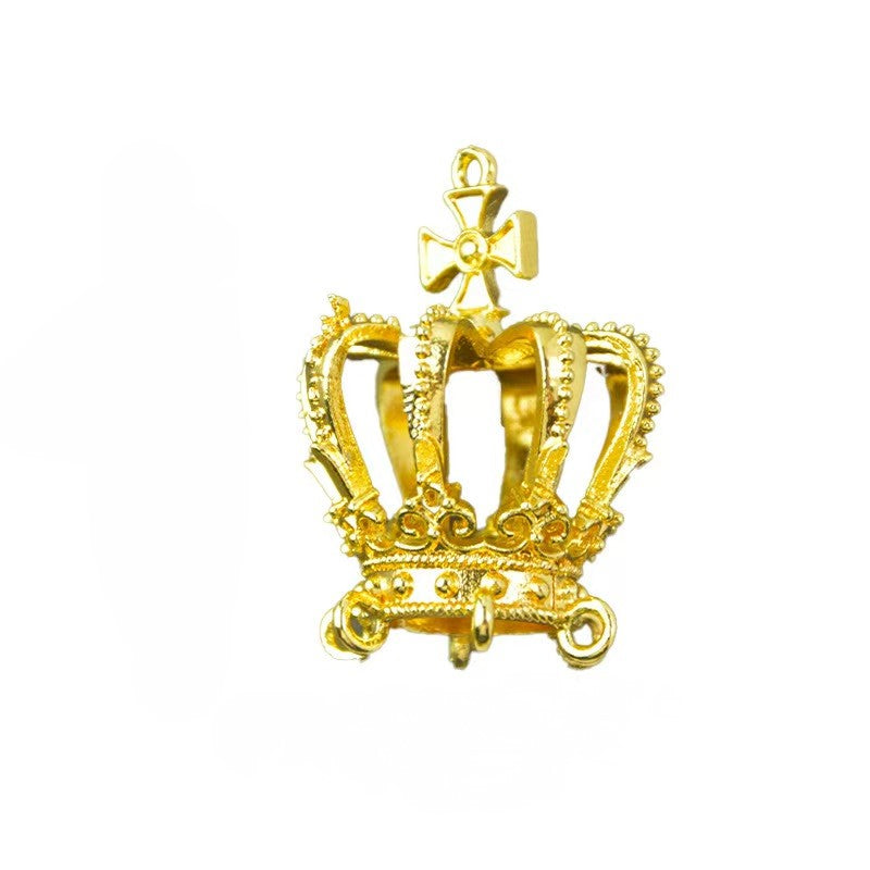 FS5087- Alloy Gilt Hollow Crown Hairpin (Can Be Used As A Pendant) Zoe's DIY Shop