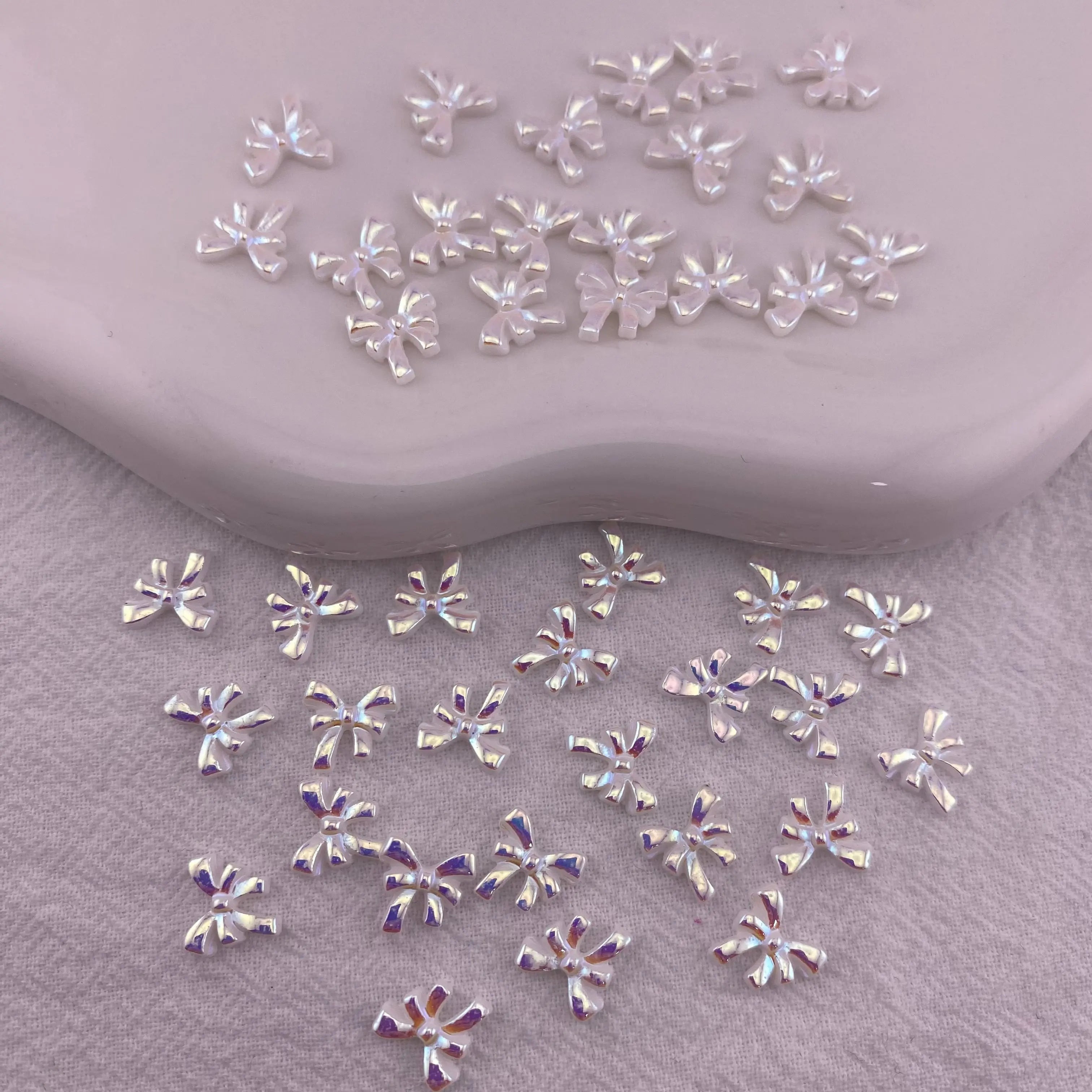 FS6514-10MM UV Bow Nail Charms - Zoe DIY Wholesale