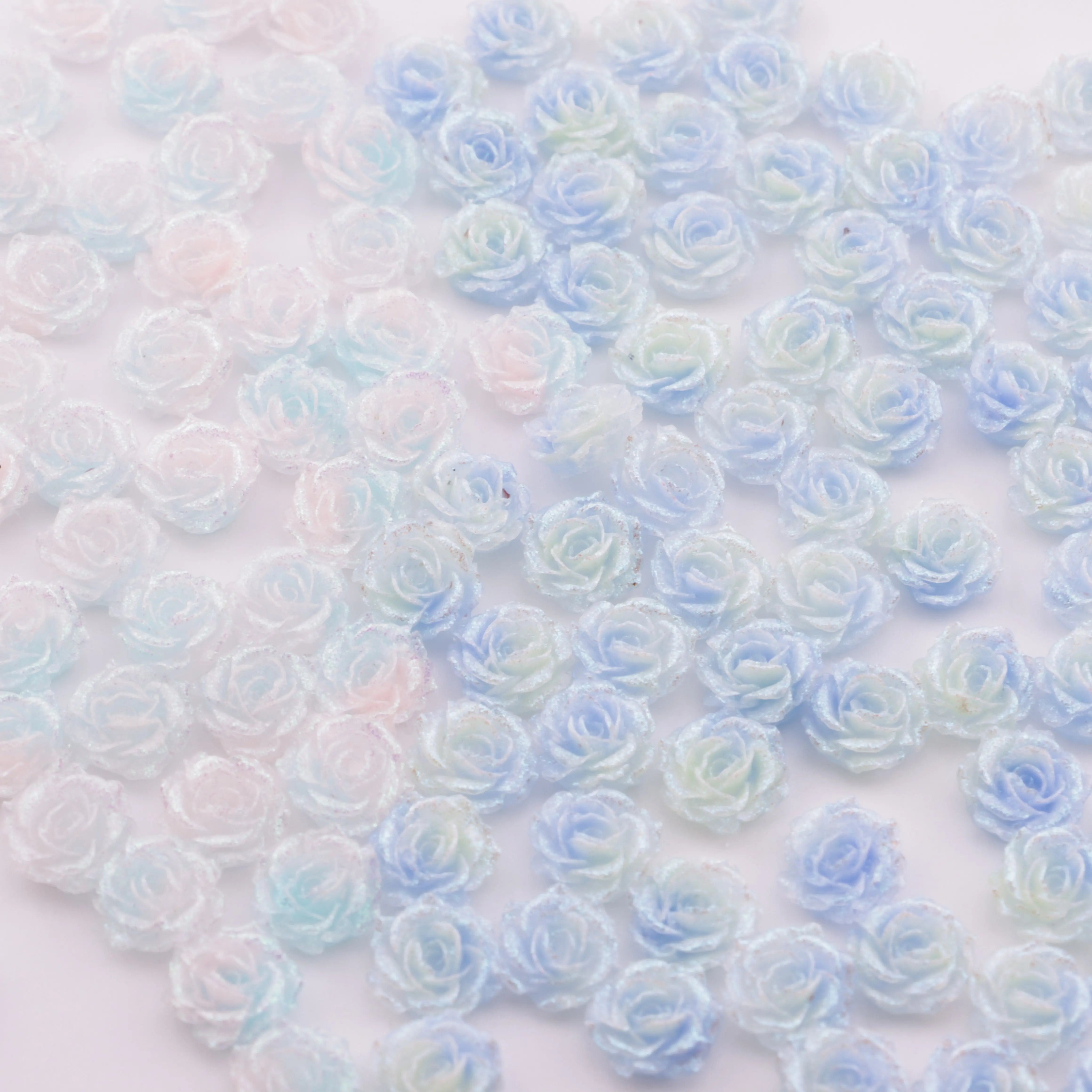 FS5548-10mm Luminous Soft Flower Charms - Zoe DIY Wholesale