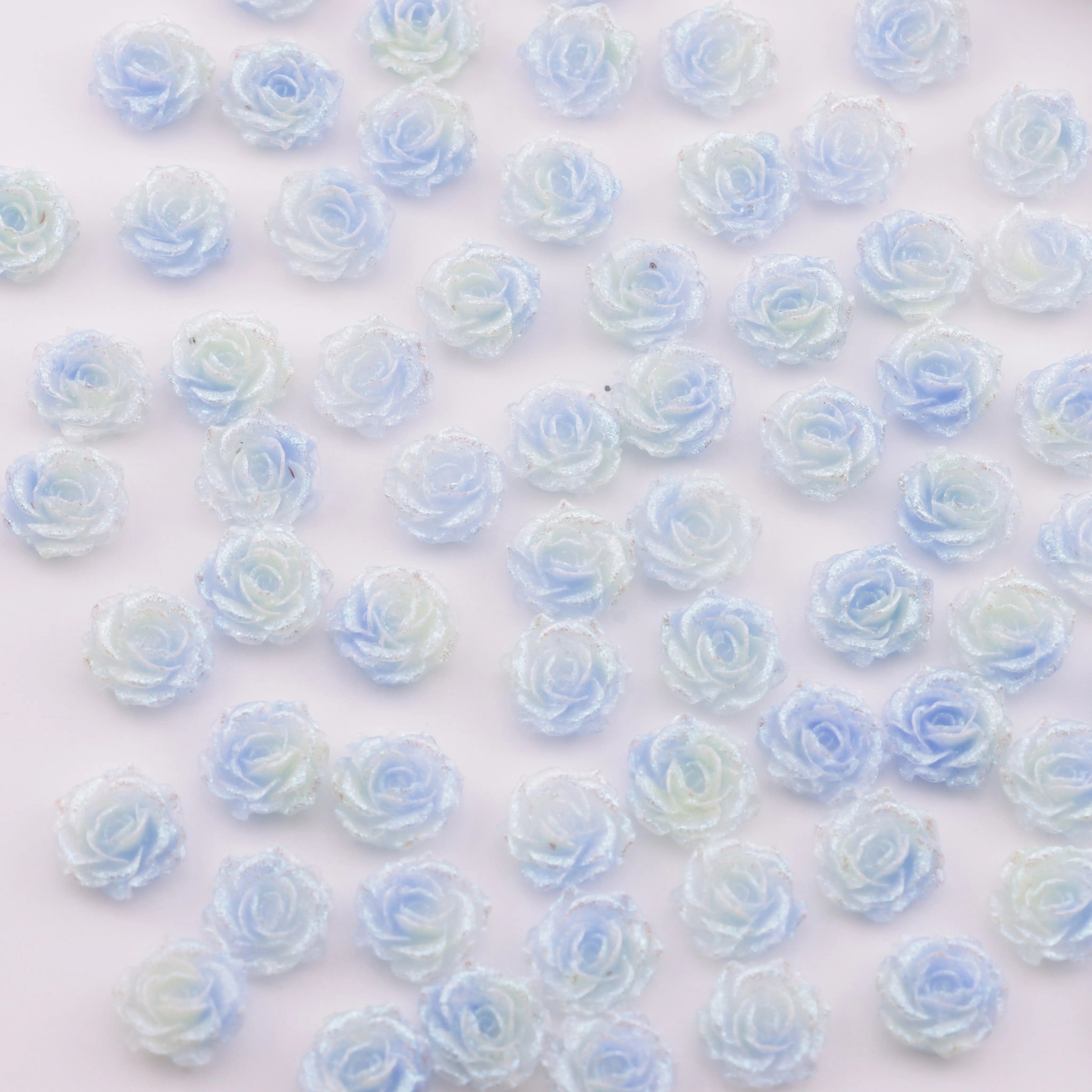FS5548-10mm Luminous Soft Flower Charms - Zoe DIY Wholesale