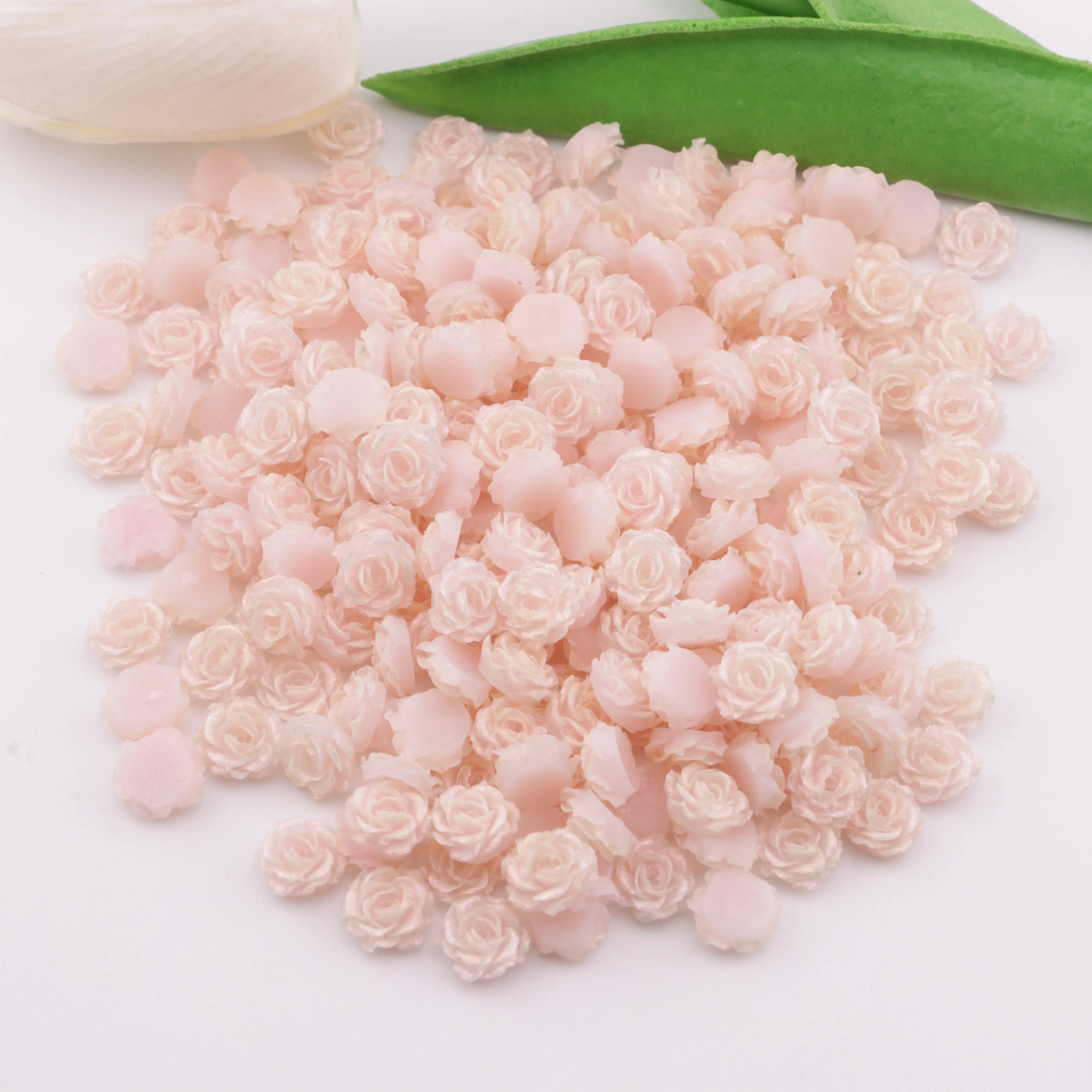 FS5062-10mm Luminous Soft Flower Charms - Zoe DIY Wholesale