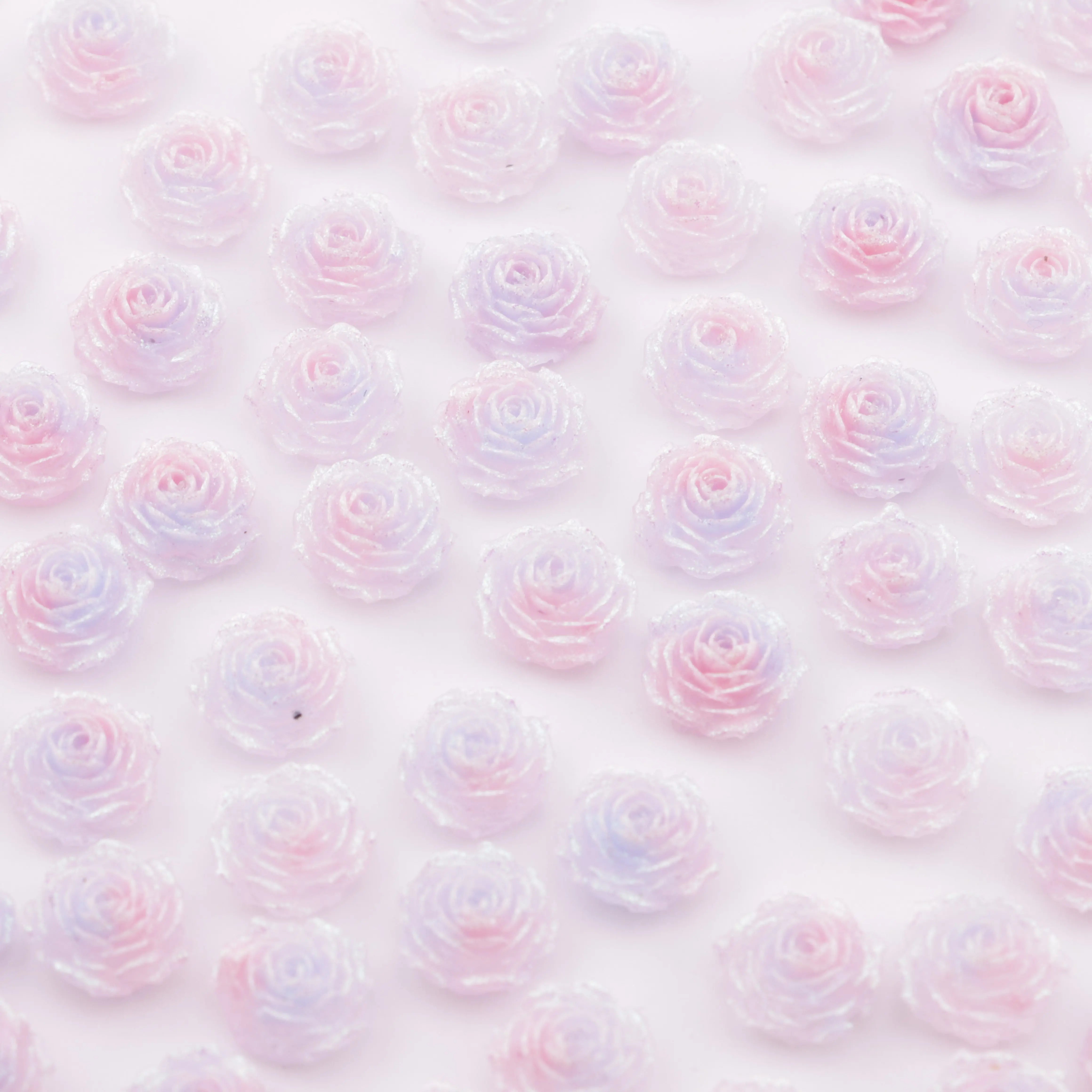 FS5495-11mm Soft Flower Charms Soft Flower Patches Luminous Night Glow - Zoe DIY Wholesale