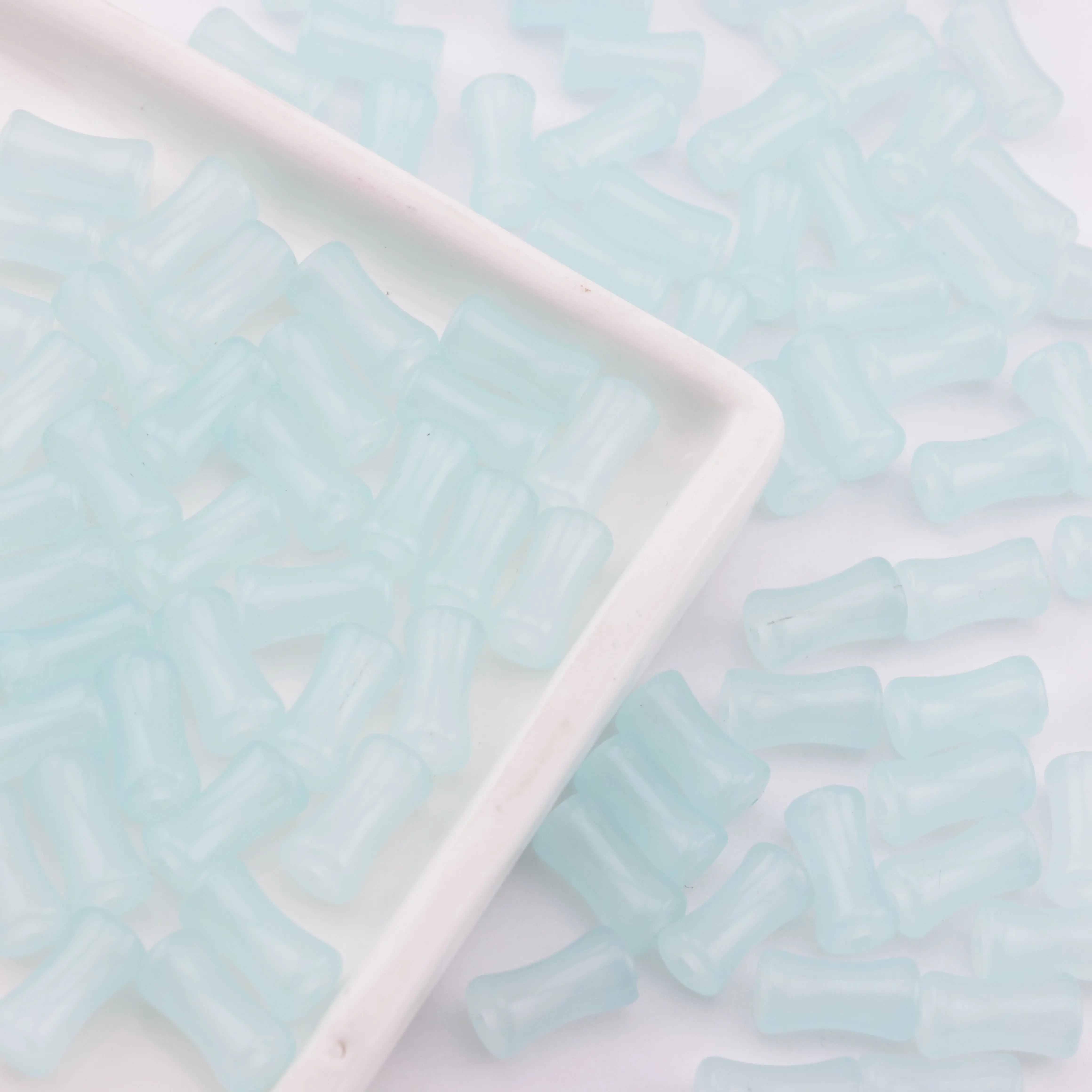 FS6369-12mm Glass Bamboo Beads Glass Bamboo Beads - Zoe DIY Wholesale