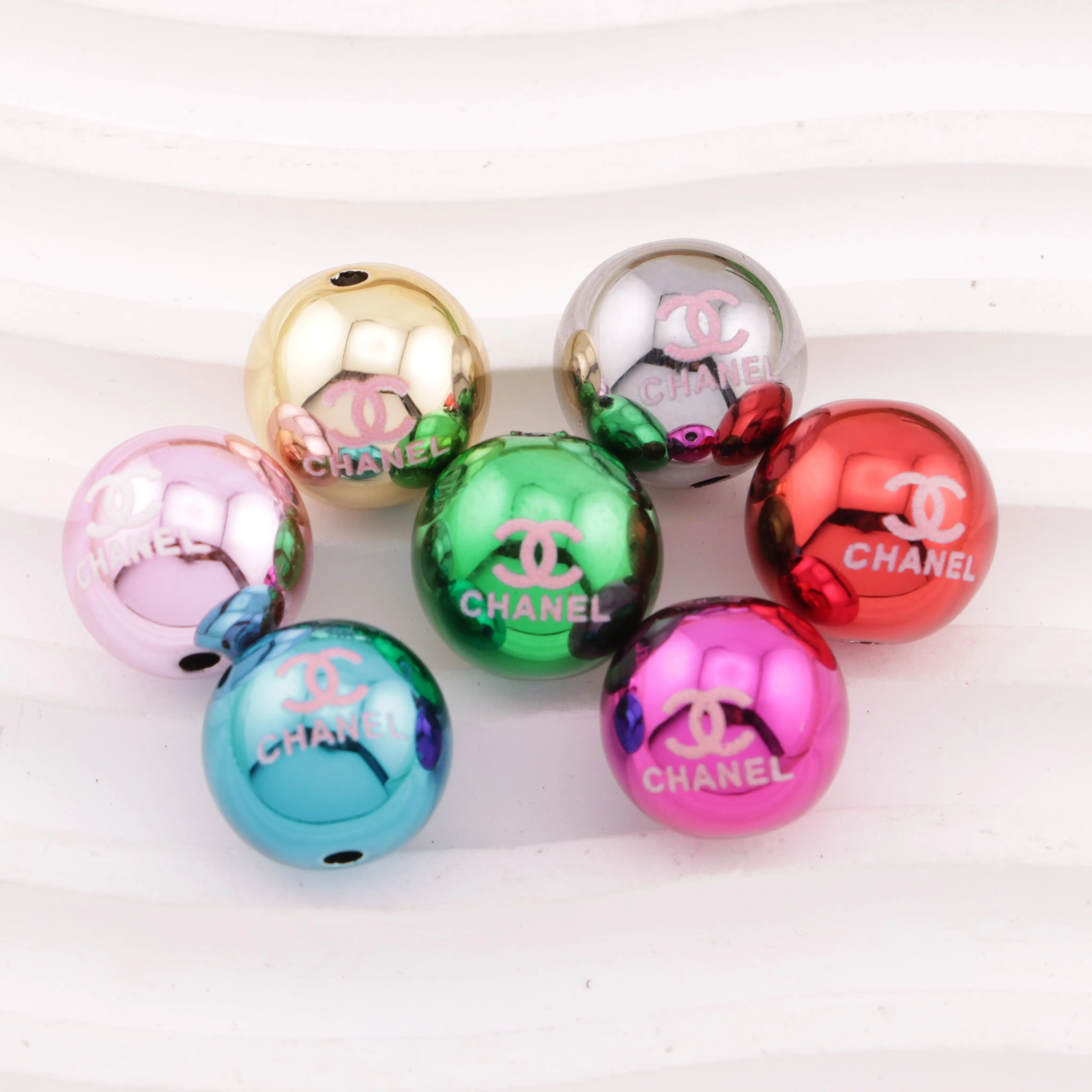 16Mm Acrylic CC Beads Zoe's DIY Shop