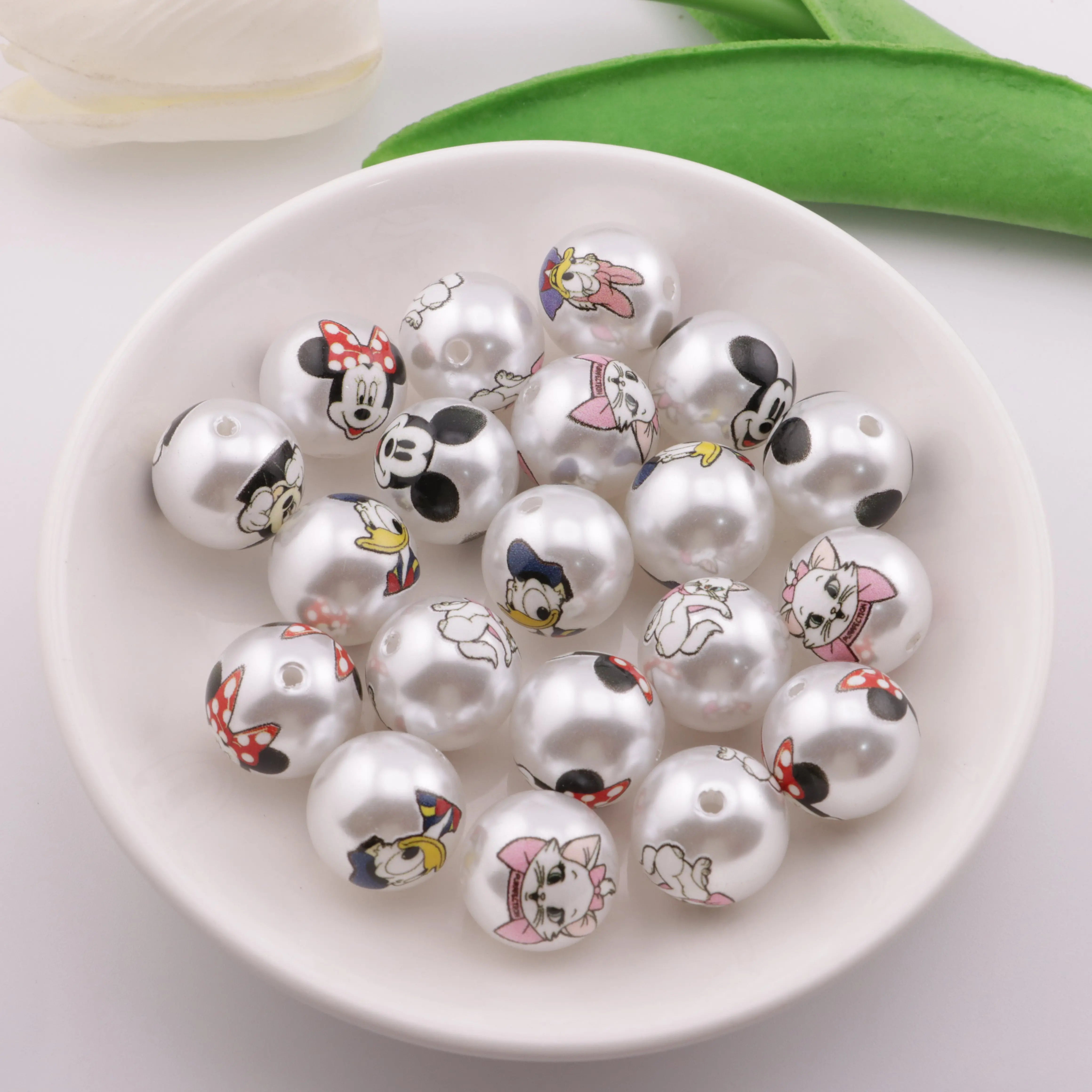 FS5584-16mm Cartoon Imitation Pearl Acrylic Beads - Zoe DIY Wholesale