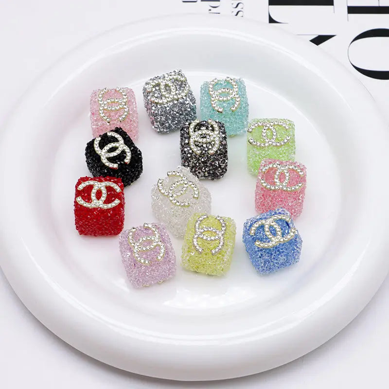 16mm Cc Granulated Sugar Beads for Crafts DIY Bracelets Keychains Pens Jewelry Making Supplies Zoe's DIY Shop