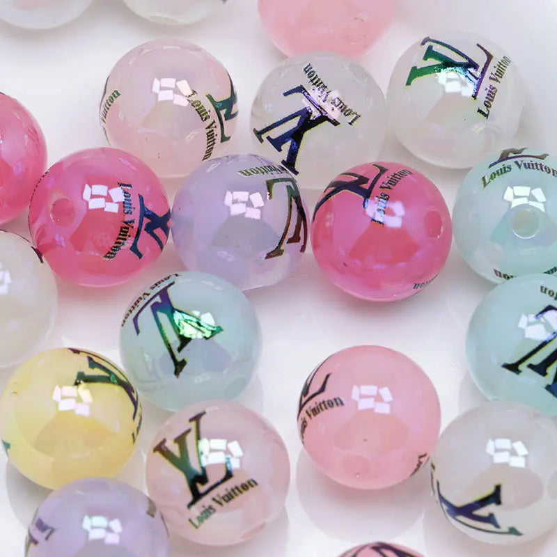 16mm Random Mixed Color Acrylic Beads Zoe's DIY Shop