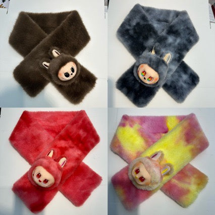 FS6925-Labubu 3.0 Children Scarf Zoe DIY Wholesale