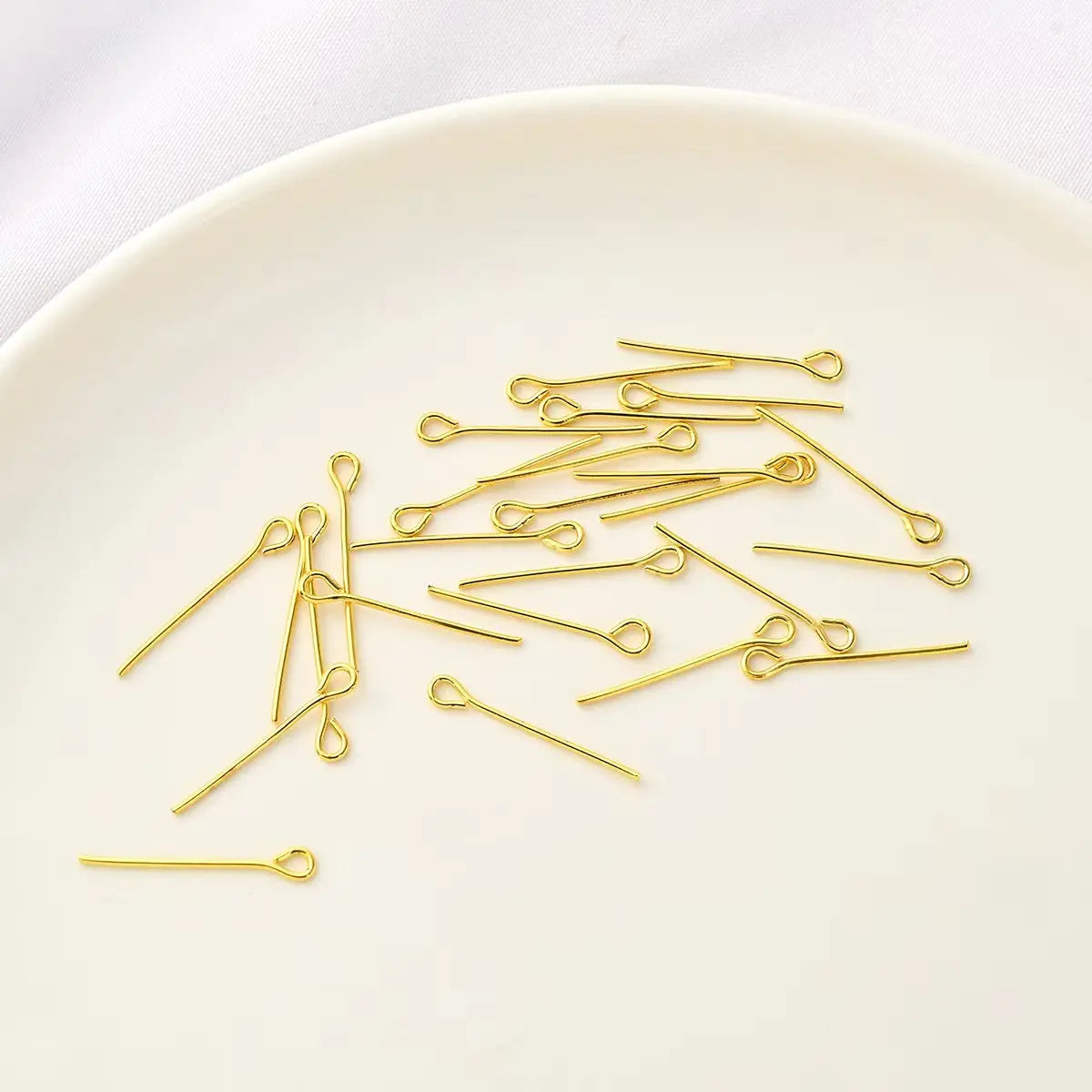 FS4600-2.4cm Length Gold Eye Pin - Zoe DIY Wholesale