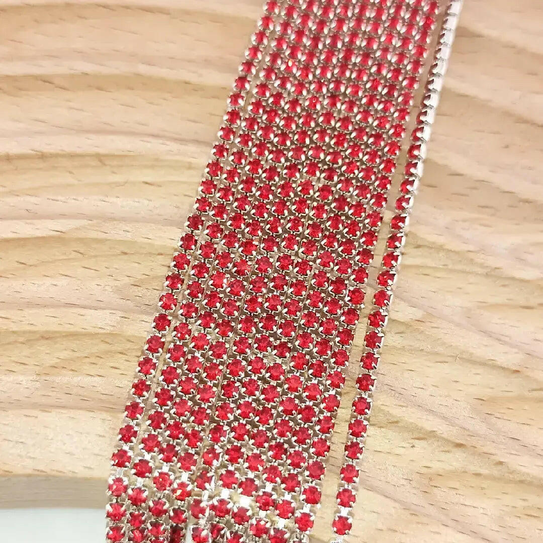 FS0978-2mm Diamonds Chain For Making Fancy Pen Or Fancy Beads - Zoe DIY Wholesale