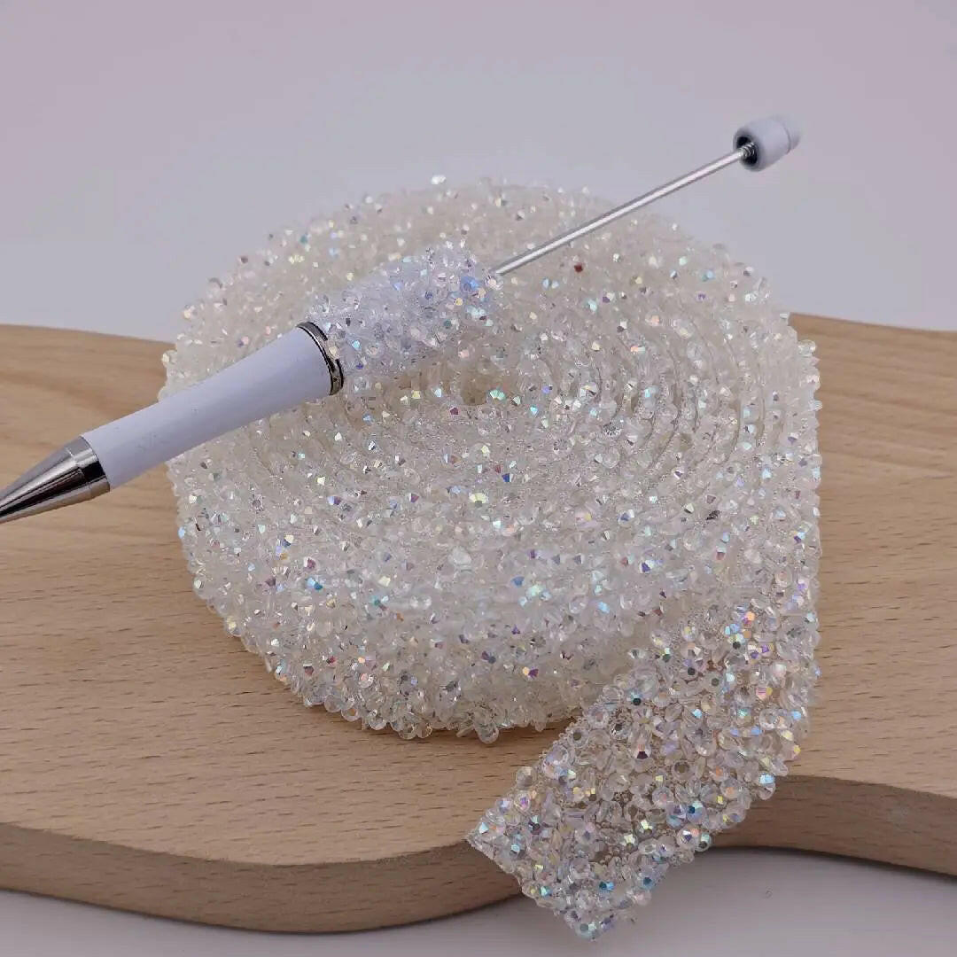 FS0986- 27MM Width Rhinestones Diamonds Pen Wraps 2.7CM Zoe's DIY Shop