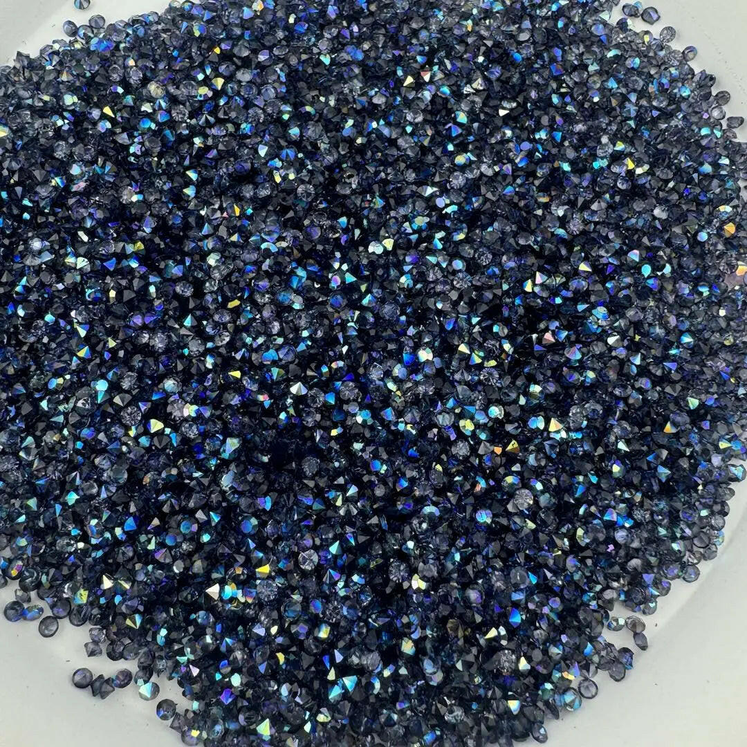 FS1115-2MM Crystal AB Sugar Diamonds For Making Sugar Beads Or Sugar Beadable Pens - Zoe DIY Wholesale
