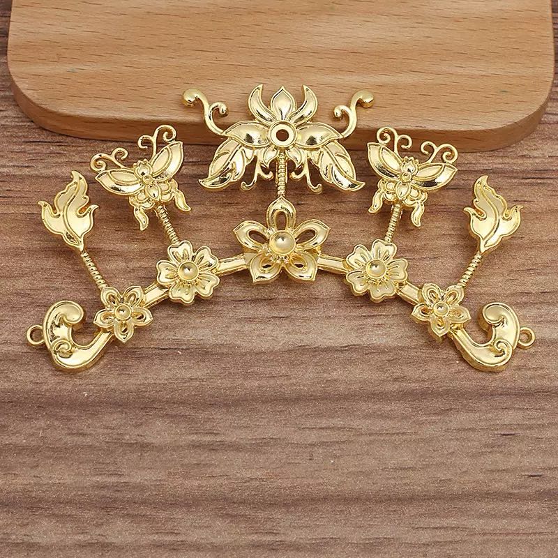 FS4875-Butterfly Flower Alloy Charms