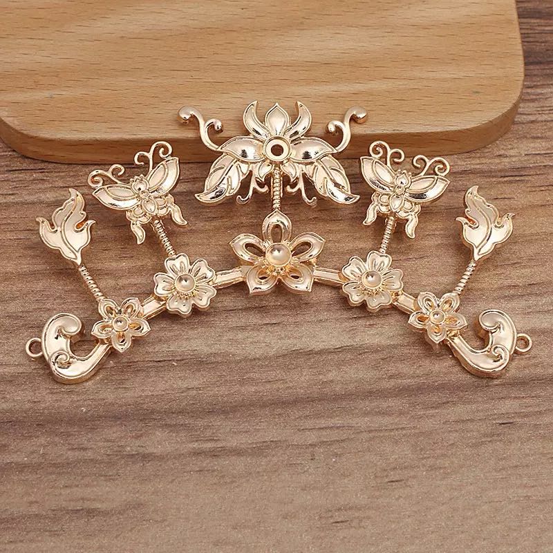 FS4875-Butterfly Flower Alloy Charms