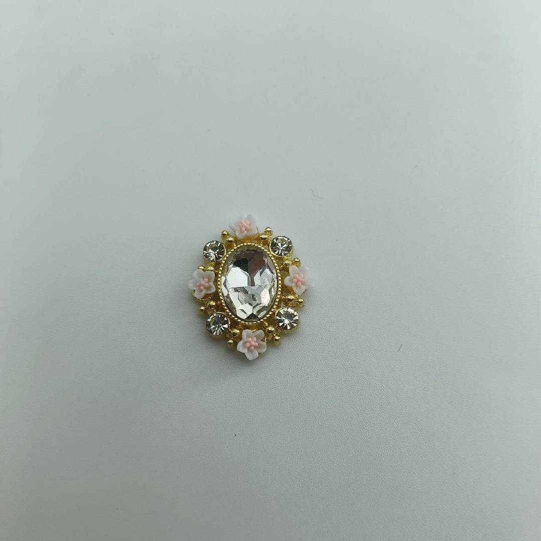 FS4910-Diamond Flower Charms For Making Fancy Beads