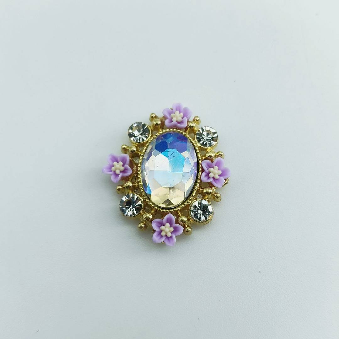 FS4910-Diamond Flower Charms For Making Fancy Beads