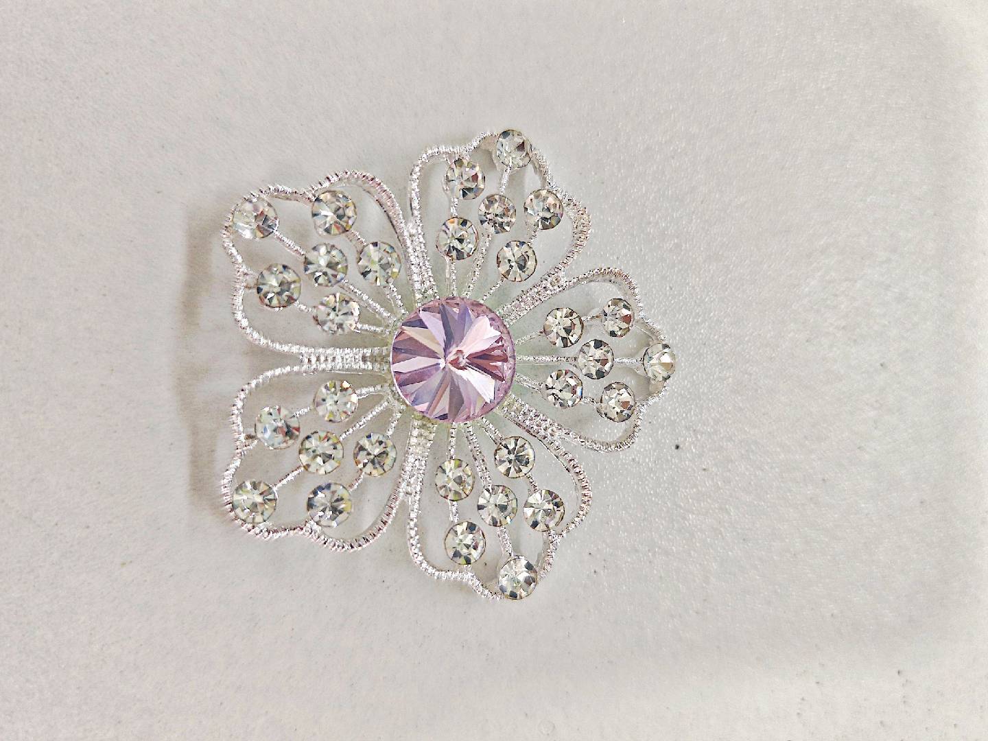 FS4765-Hollow Diamond Flower Patch For Making Fancy Beads