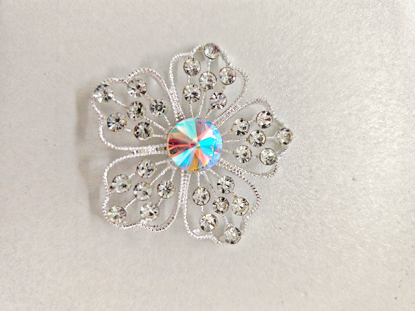 FS4765-Hollow Diamond Flower Patch For Making Fancy Beads