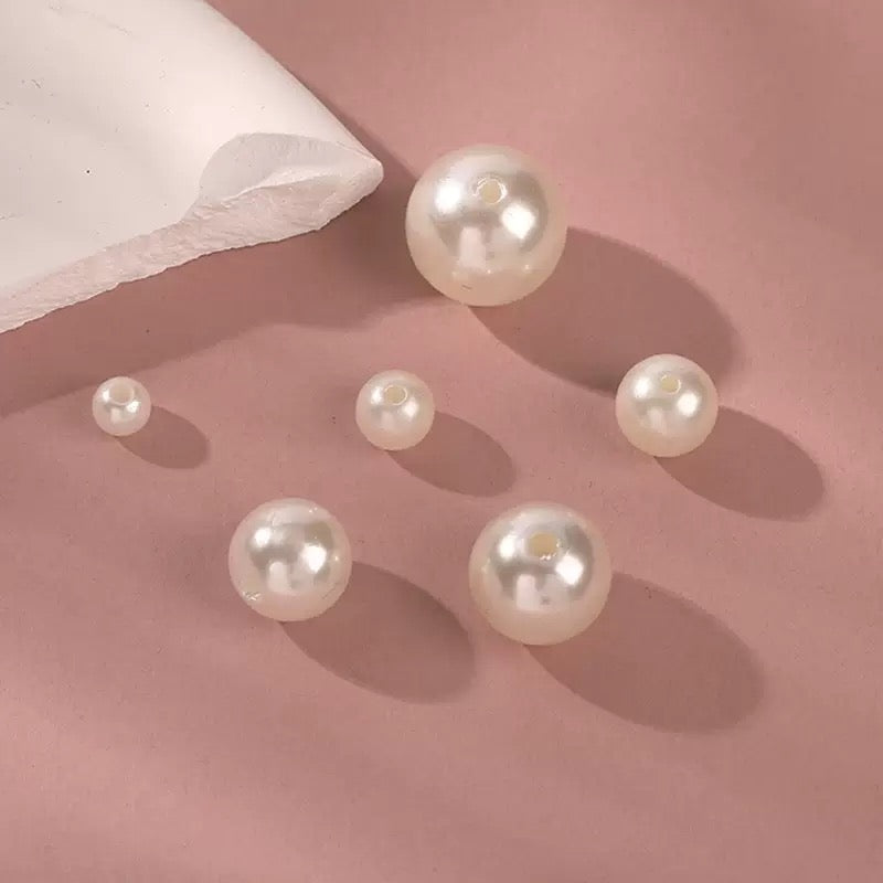 FS1268-16MM Pearl Looking Acrylic Beads Fit For Beadable Pens
