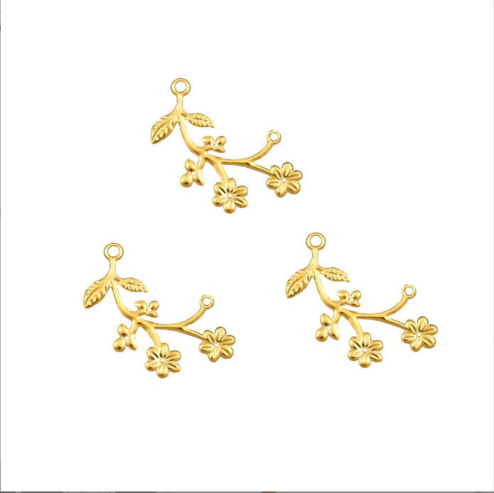 FS3033- Sliver Metal Patch For Making Fancy Beads