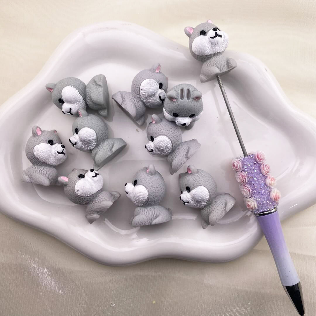 FS5461-Puppy Resin Pen Topper Zoe DIY Wholesale
