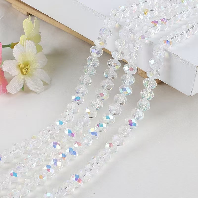 FS3828- 4mm Ab Glass Beads Color-Plated Glass Beads