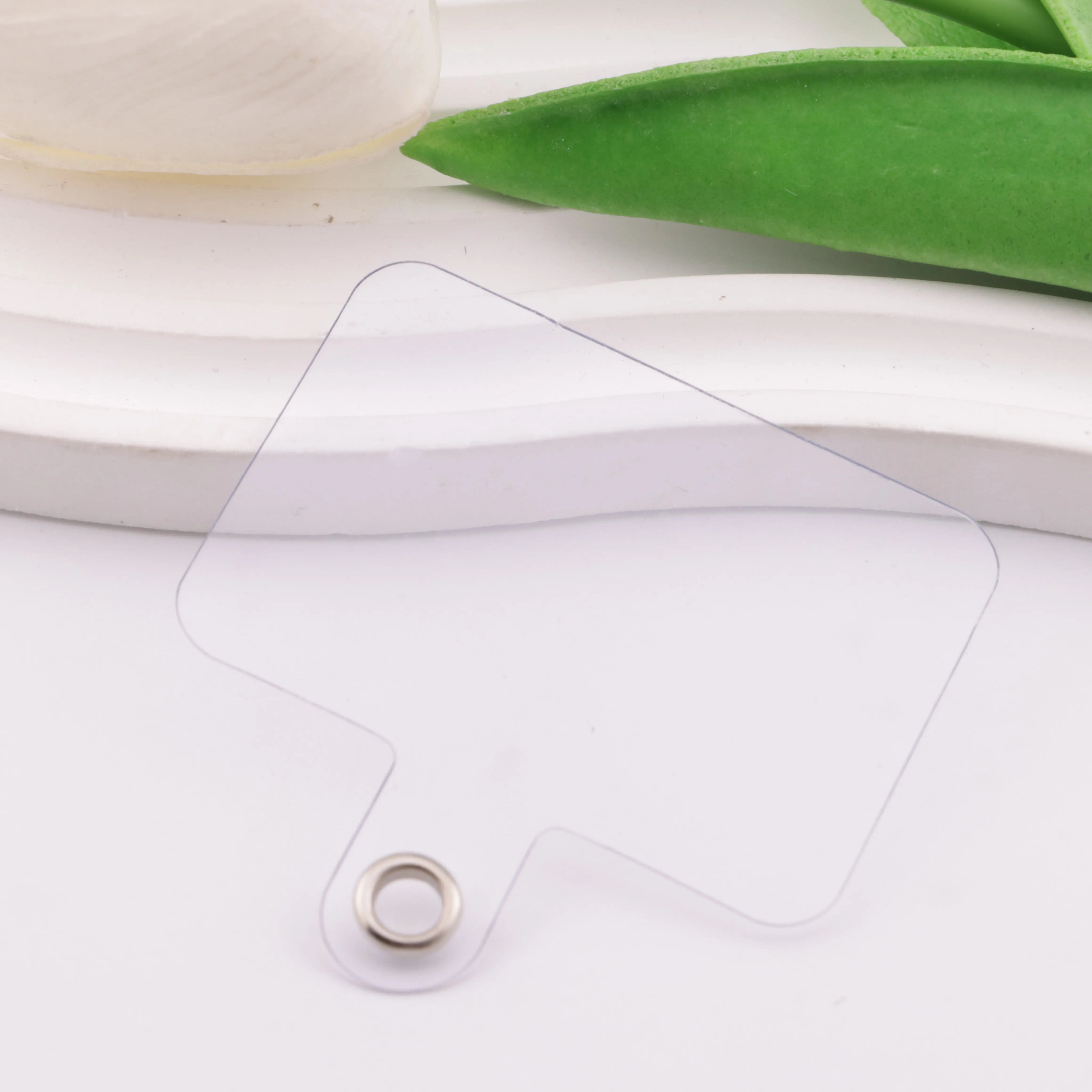 FS5979-40*55Mm Transparent Card Holder For Mobile Phone Back Cover With Hanging Hole - Zoe DIY Wholesale