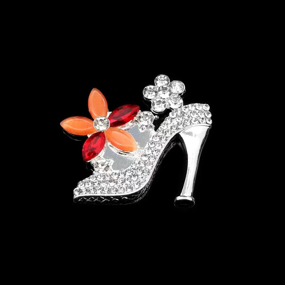 FS4444-43*47mm High - heeled Shoes Alloy Charms, Alloy Charms