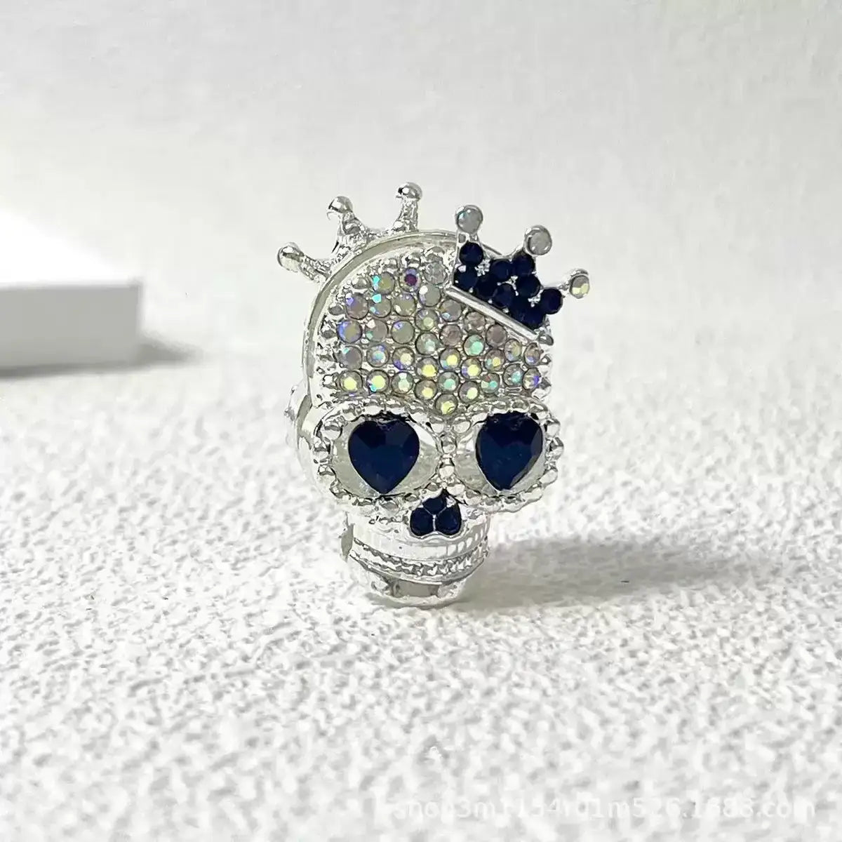 FS19376-About 29*19*16mm Halloween Skull Metal Beads