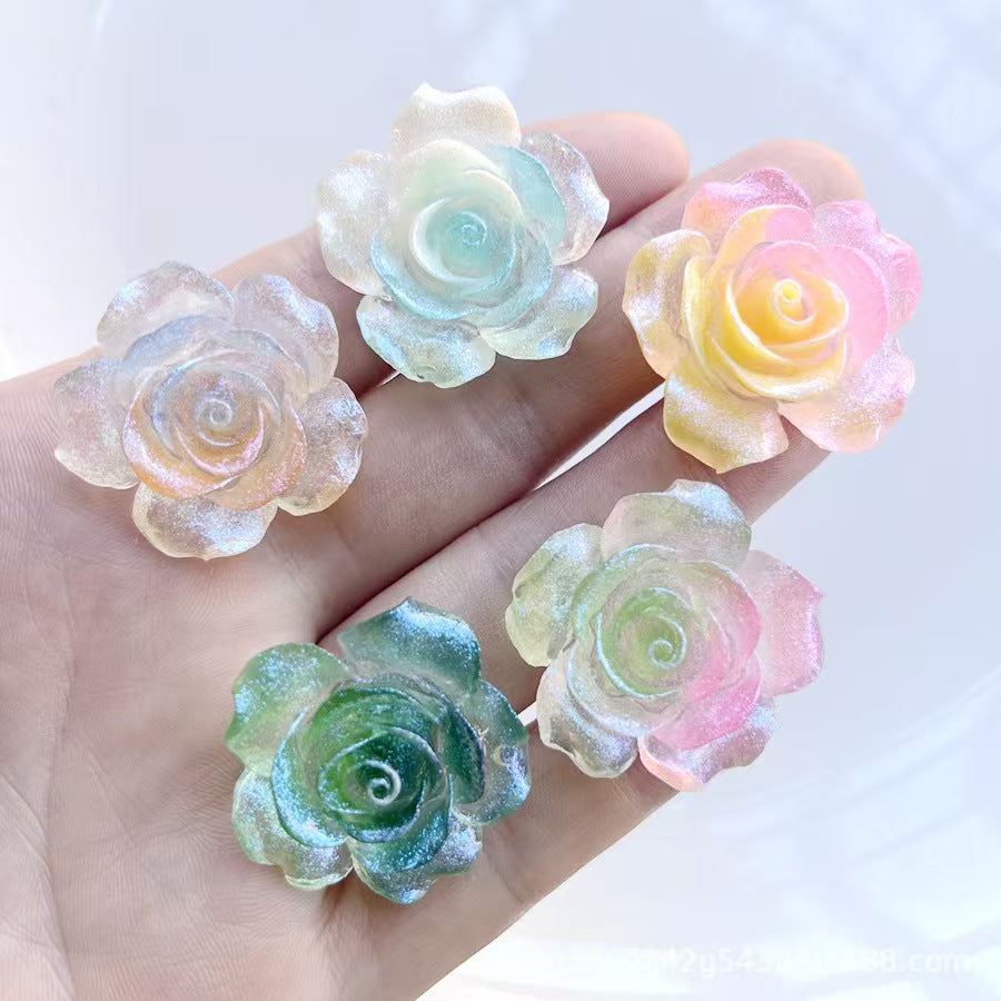 FS3105- 27mm Resin Flower Patches Zoe's DIY Shop