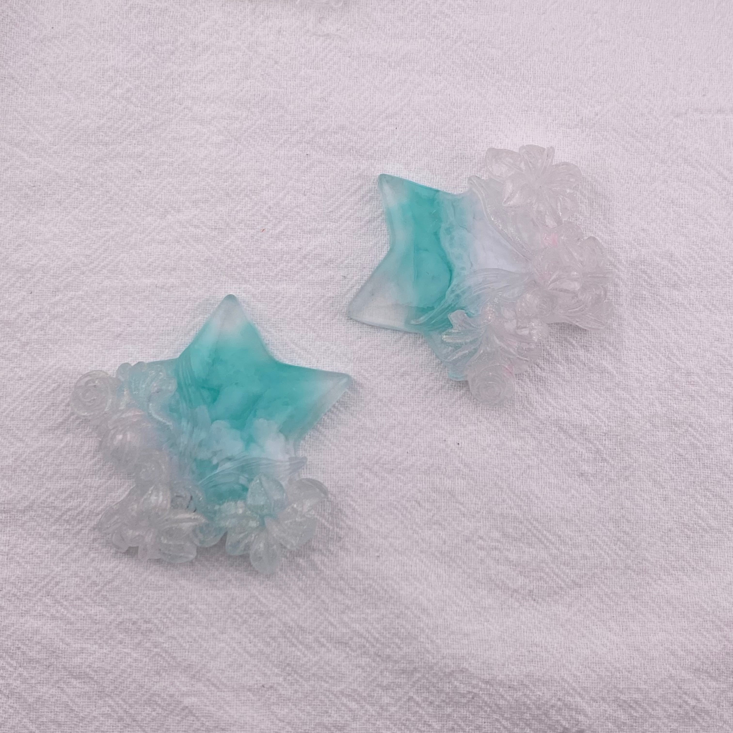 FS4639- 50Mm Bouquet Stars Resin Charms Resin Patches Zoe's DIY Shop