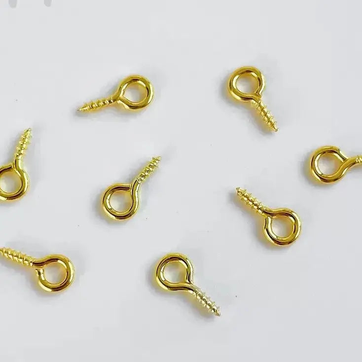 FS3749-5×10mm Screw Eye Pin For Jewelry Making