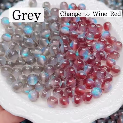 FS6034- 10Mm Optically Variable Glow-In-The-Dark Resin Beads