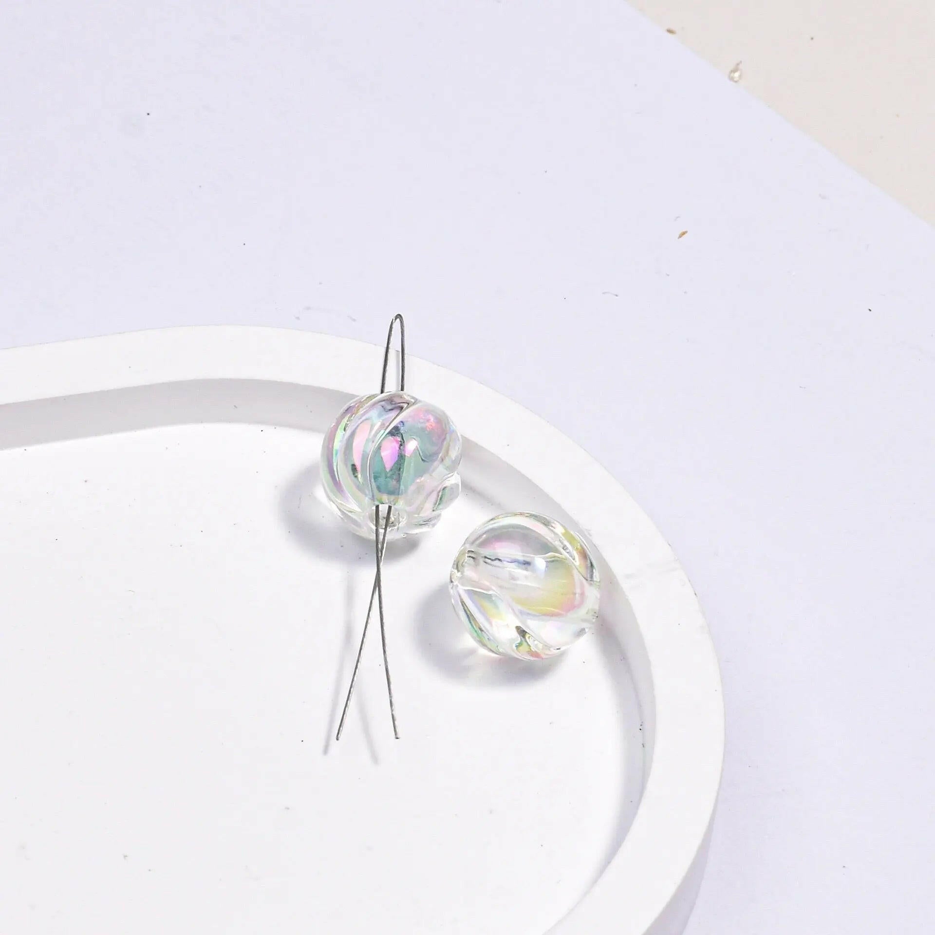 FS1735-16MM Clear Pumpkin Acrylic Beads Fit For Beadable Pens Zoe's DIY Shop