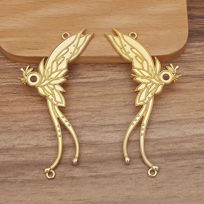 FS5200- Left 5+Right 5 Wings Metal Charms