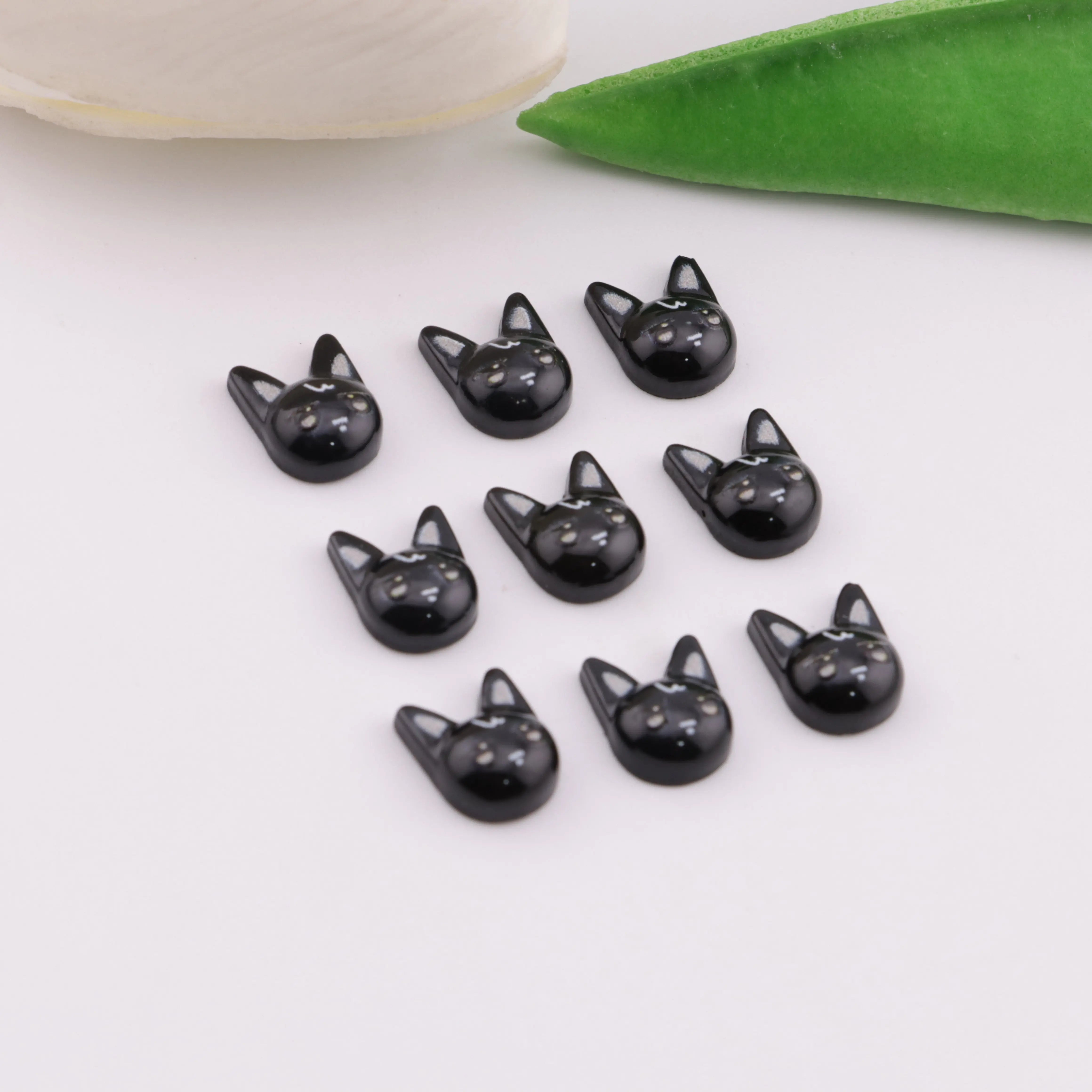 FS5969-8*10mm Black Cat Charms - Zoe DIY Wholesale