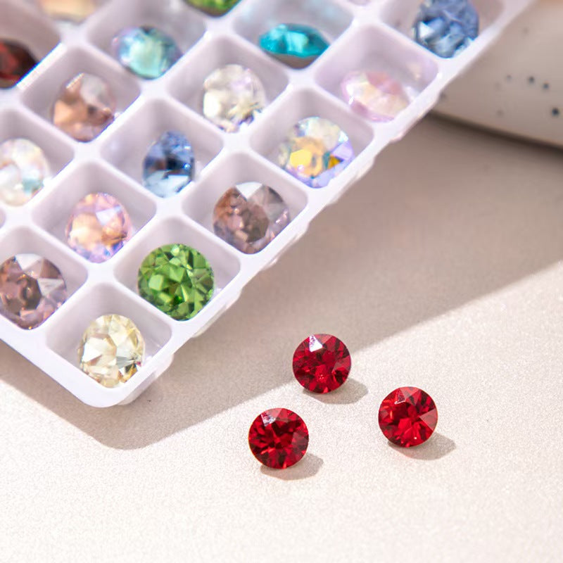 FS3972- 4.5mm Red Crystal Diamonds Zoe's DIY Shop