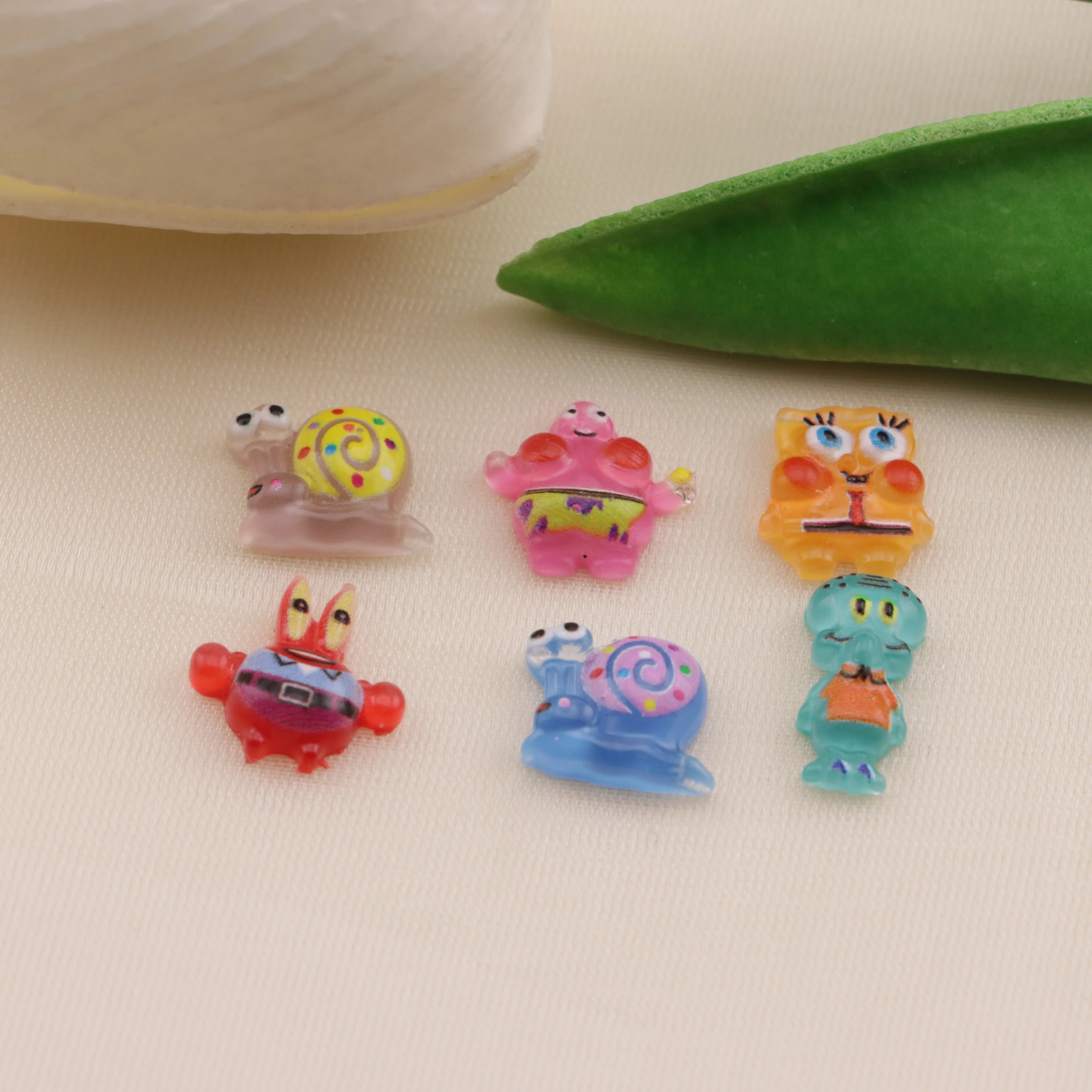 FS6509-Approximately 12Mm SpongeBob Series Nail Stickers - Zoe DIY Wholesale