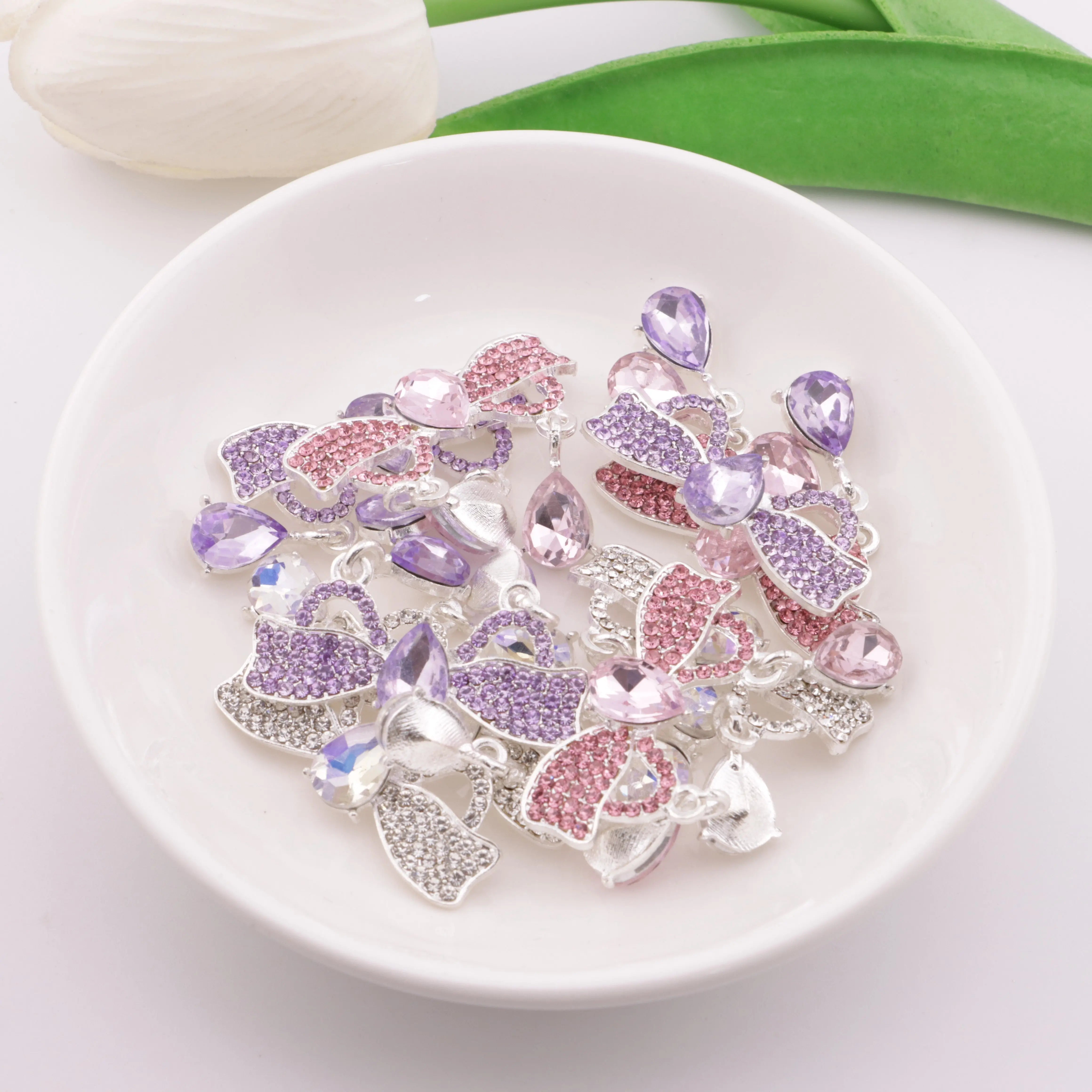 FS6013-Butterfly Combined With Gold Patches - Zoe DIY Wholesale