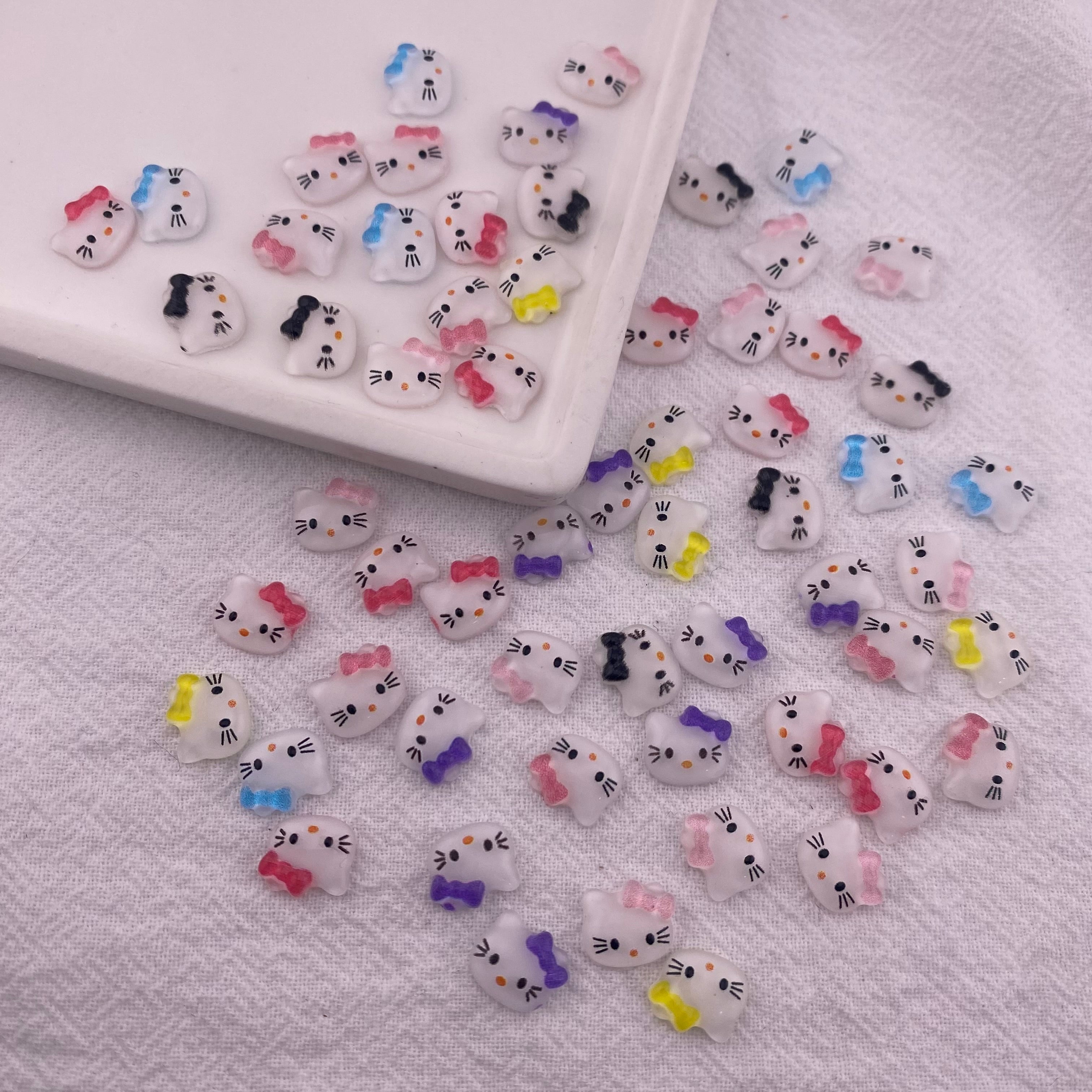 FS5590-8*10mm Mixed Color HK Head Nail Charms Zoe's DIY Shop