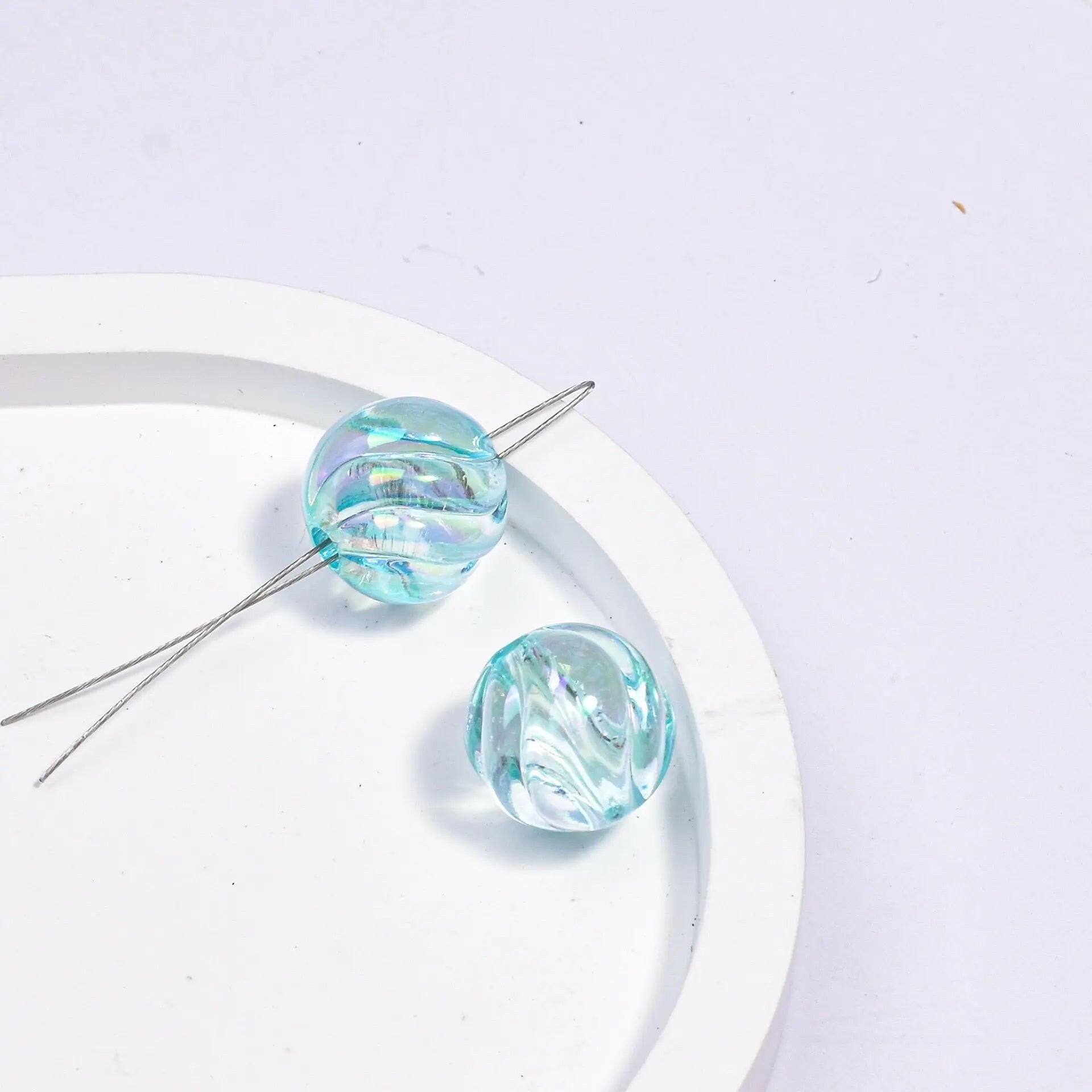 FS1735-16MM Clear Pumpkin Acrylic Beads Fit For Beadable Pens Zoe's DIY Shop