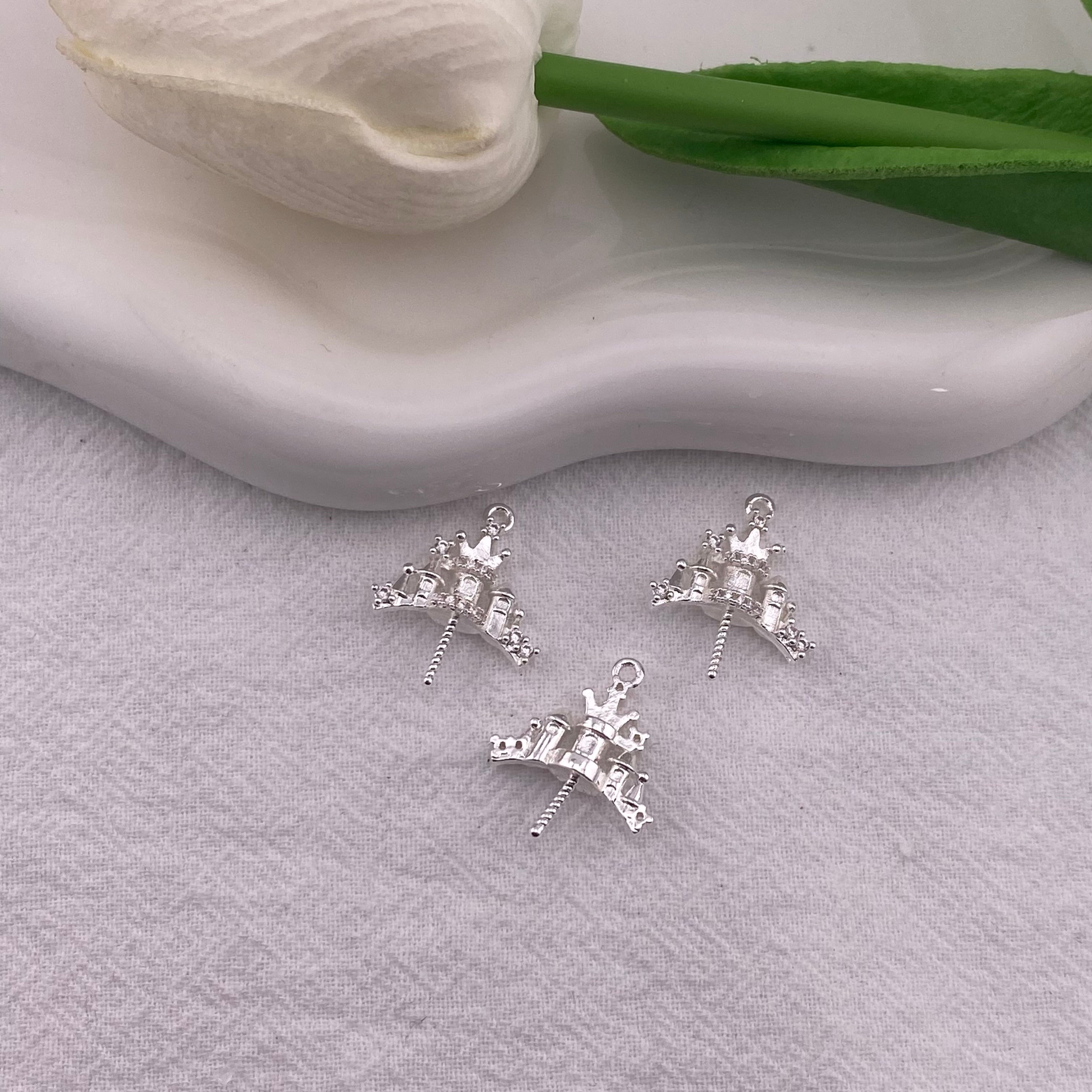 FS3435-19*22*1mm Castle Pin For Jewelry Making Zoe's DIY Shop