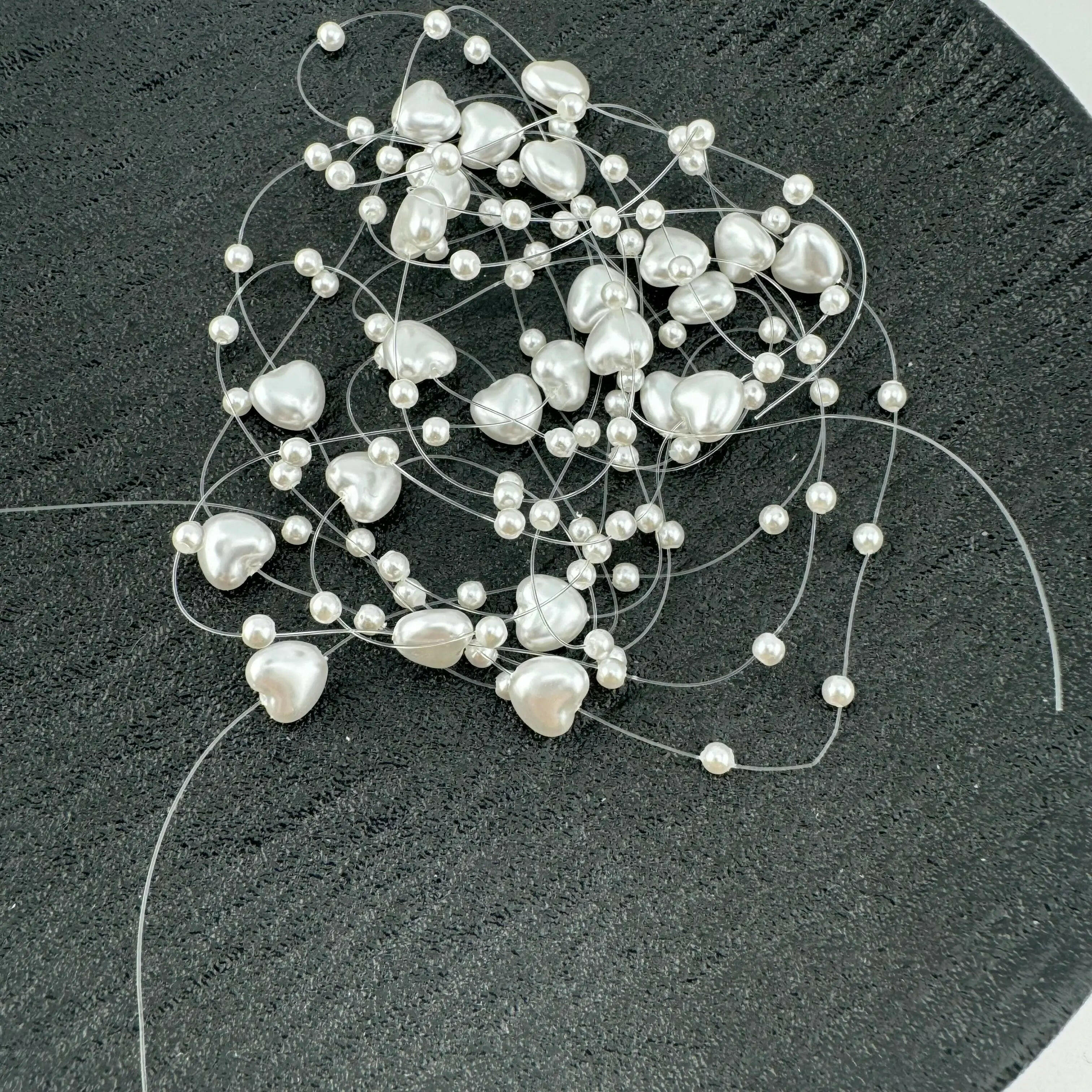 FS2187-2 Meters Pearl Chain For Making Fancy Beads Zoe's DIY Shop