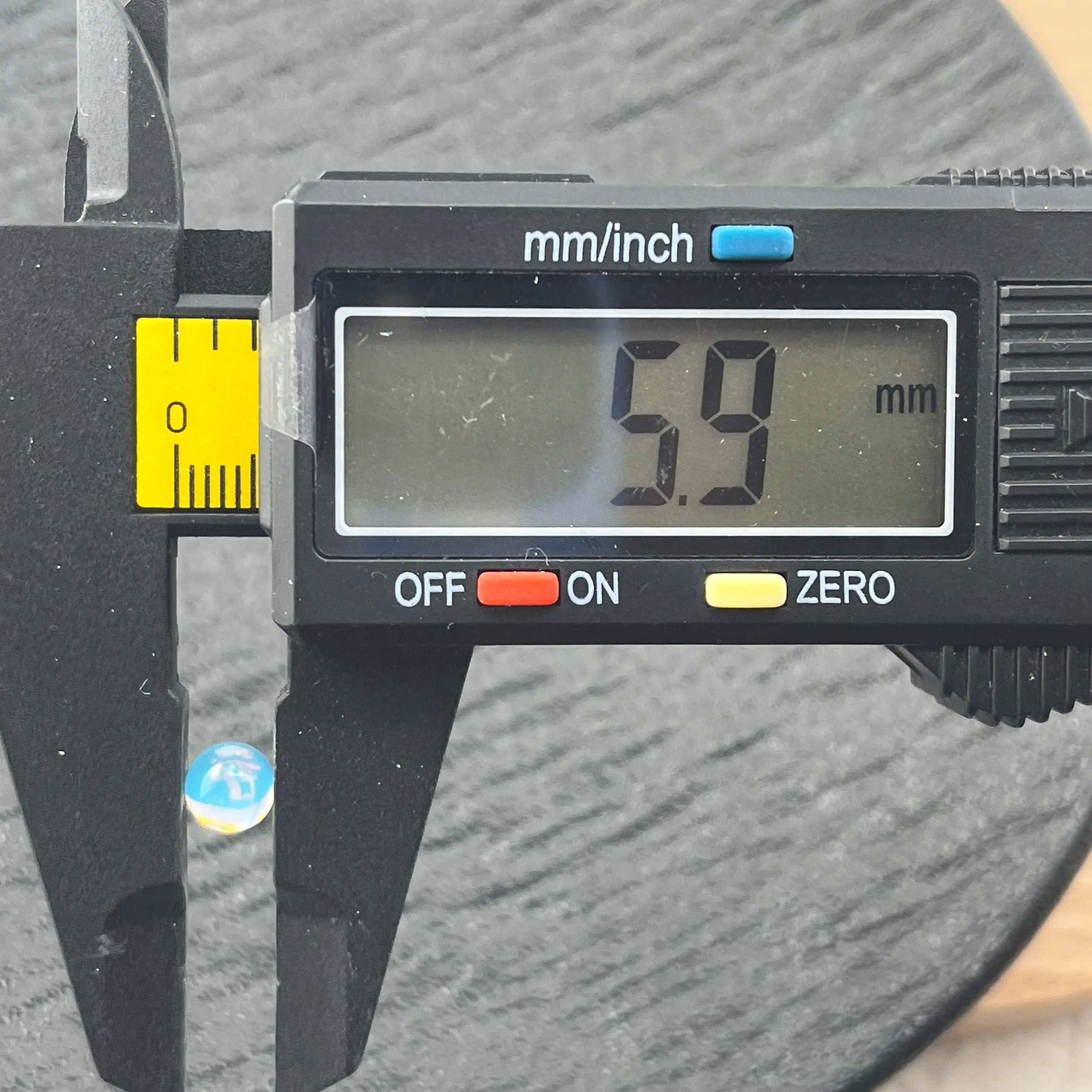 FS0907-100PCS 6MM Mocha Semicircle Crystal Zoe's DIY Shop