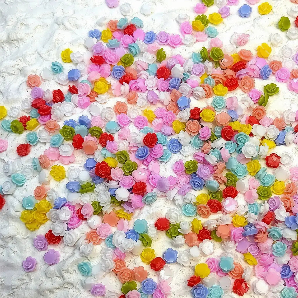 FS101247-5.5MM Camellia Nail Charms Zoe DIY Wholesale