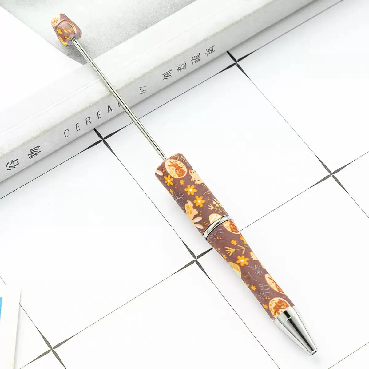 FS101702-Easter Printed Beadable Pens Zoe DIY Wholesale