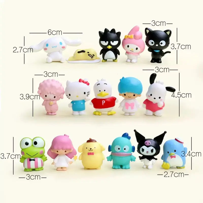 FS10214-Mixed Sanrio Family Pen Topper Zoe DIY Wholesale