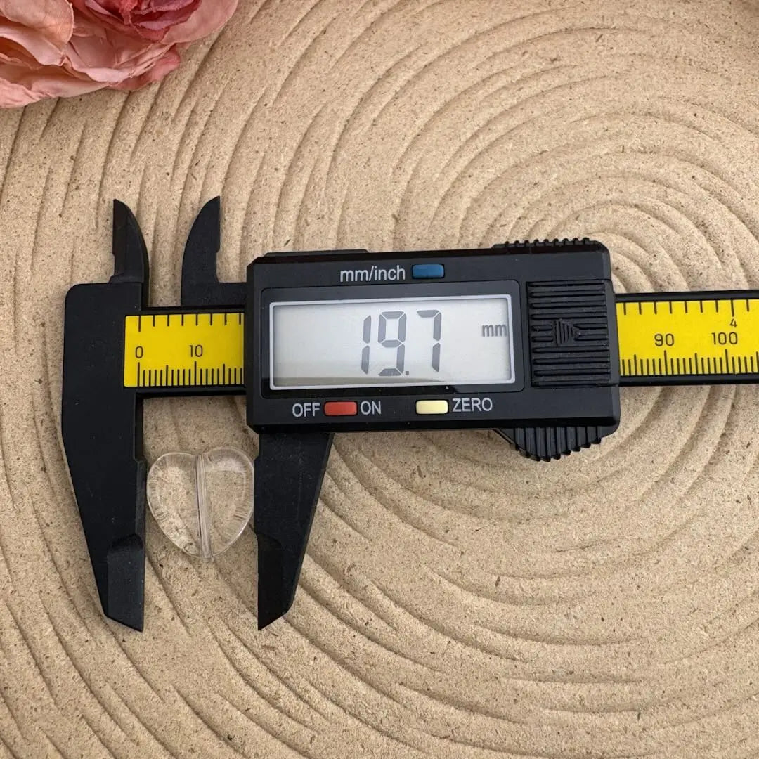 FS10455-20MM Heart Base Clear Beads - Zoe DIY Wholesale