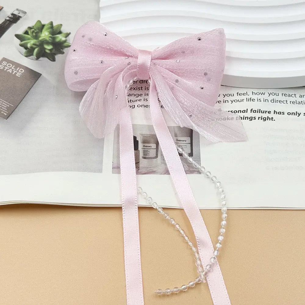 FS10686-Farbic Bow For Making Fancy Beads Zoe DIY Wholesale