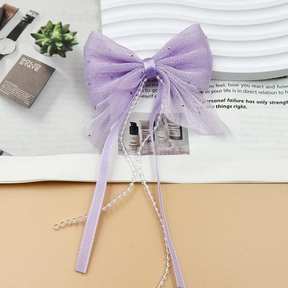 FS10686-Farbic Bow For Making Fancy Beads Zoe DIY Wholesale